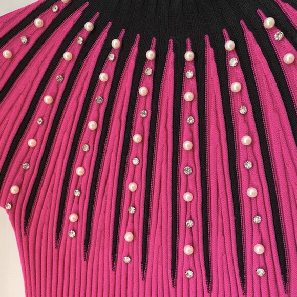 Unique Embellished Knit Top - Picture 4 of 4